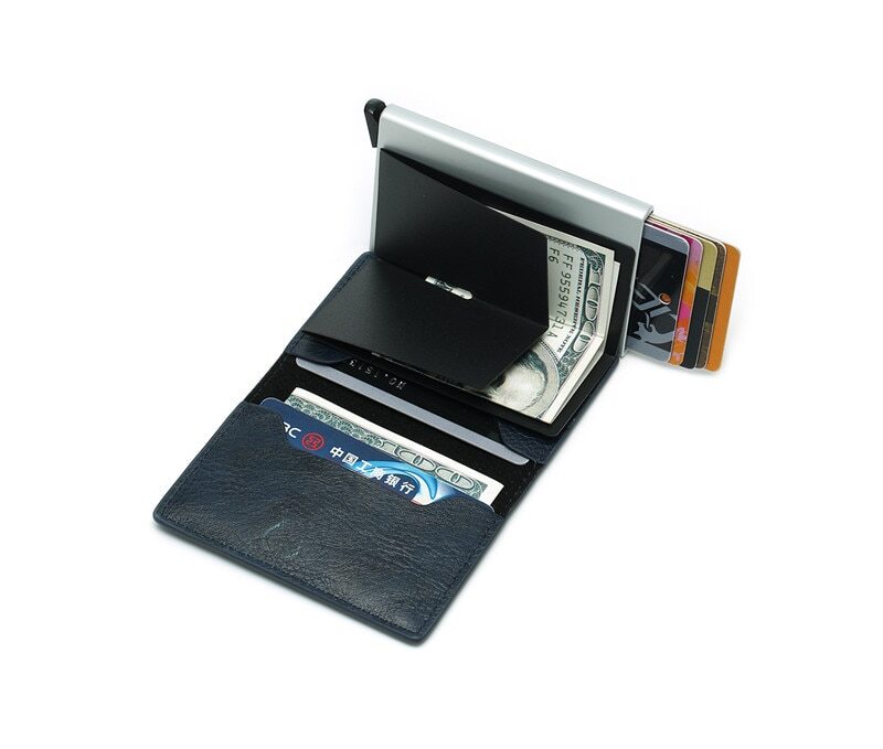Billetera Porta Tarjetas Protección RFID - Hasta 40% OFF (3ra unidad)