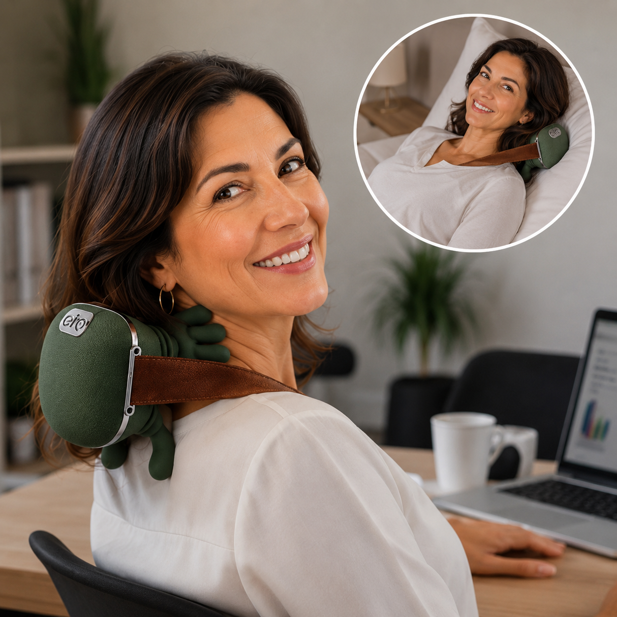 MassagePro™ El Masajeador Portátil que Libera la Tensión Donde más la Necesitas
