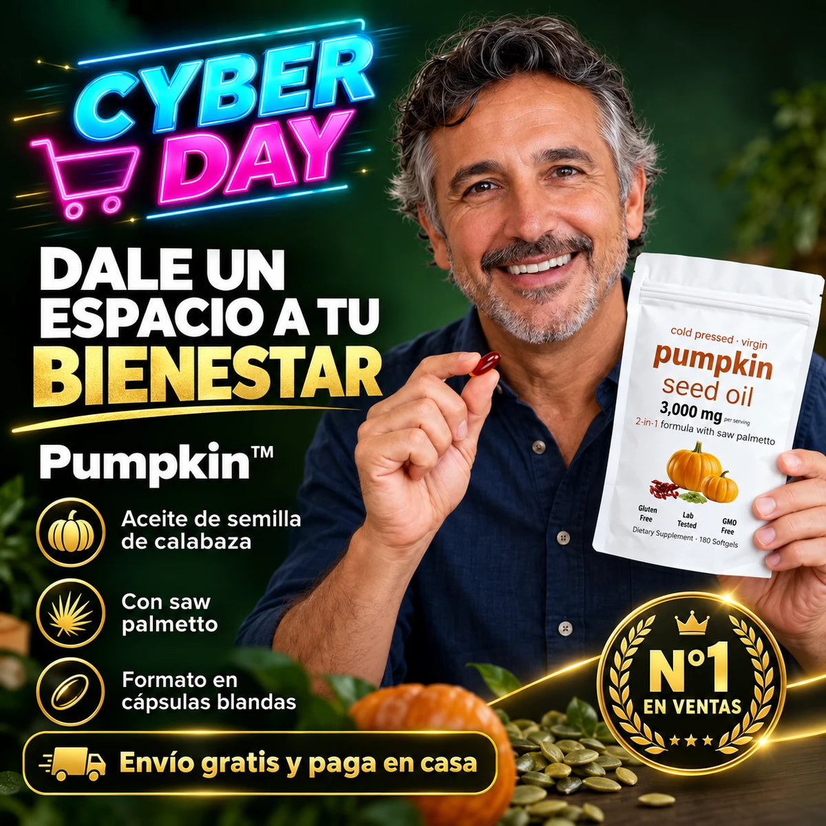 Pumpkin™ - El Secreto Natural para tu Bienestar Masculino