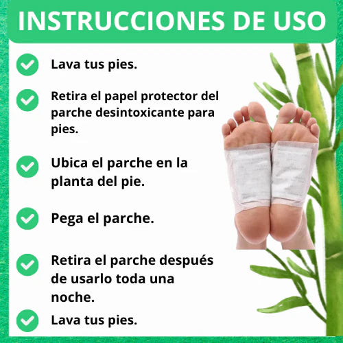 🔥 Parches para Pies Kinoki (3 CAJAS- 30 Unidades)