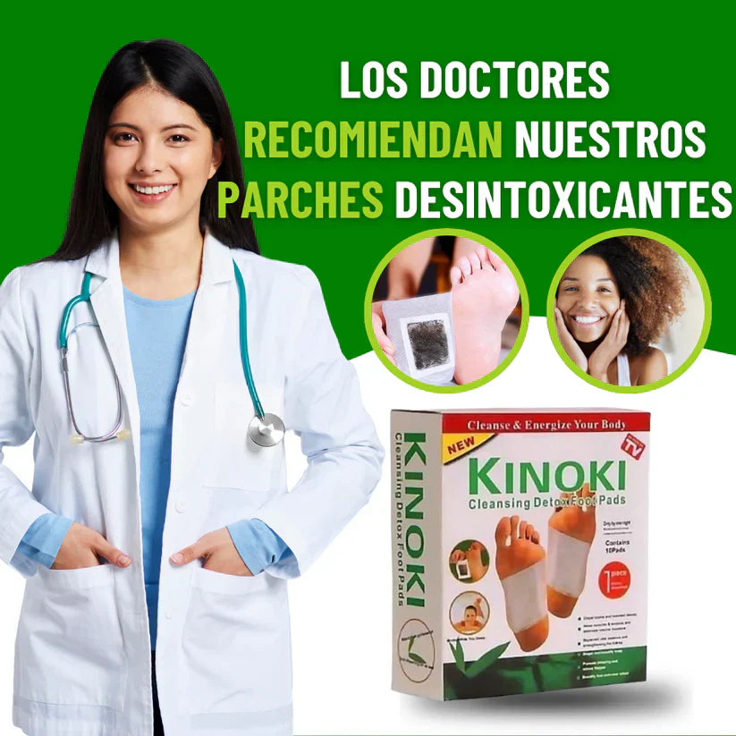 🔥 Parches para Pies Kinoki (3 CAJAS- 30 Unidades)