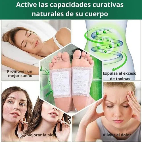🔥 Parches para Pies Kinoki (3 CAJAS- 30 Unidades)