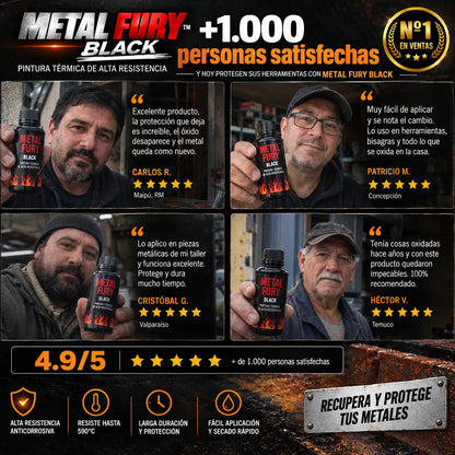 Metal Fury™ – Recupera Metales Oxidados y Quemados