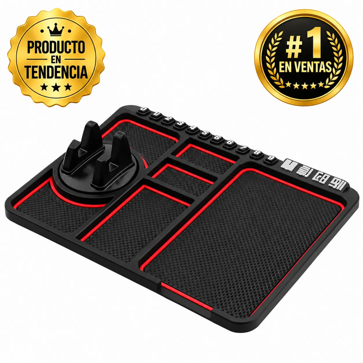 AutoGrip™-Soporte antideslizante para tu celular, llaves y accesorios