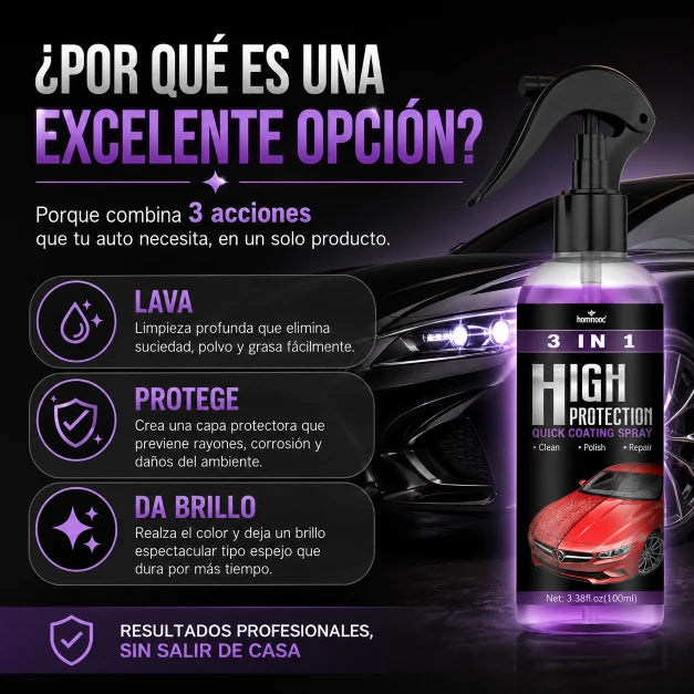 HighProtection™ 3 en 1 – Protección Cerámica para tu Vehículo
