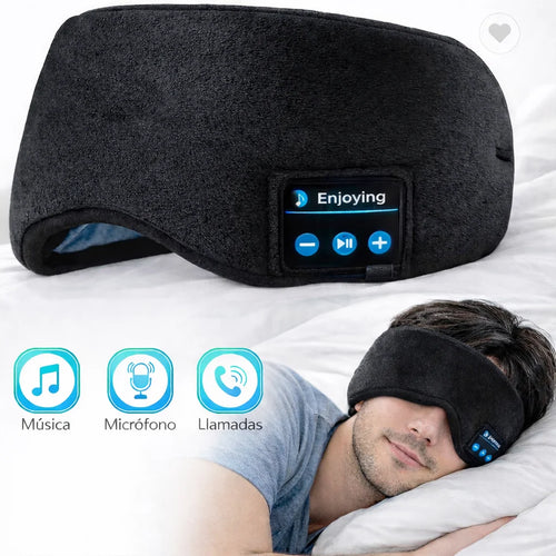 CalmaDream™ ¡Bloquea la Luz, Escucha Música Relajante y Duerme Profundamente Toda la Noche!