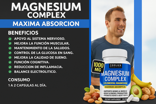 ¡Potencia tu Salud con el Complejo de Magnesio!