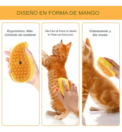 Cepillo a Vapor para Mascotas - Profesional