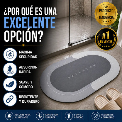 DryStep™ – Absorbe al Instante, Evita Resbalones
