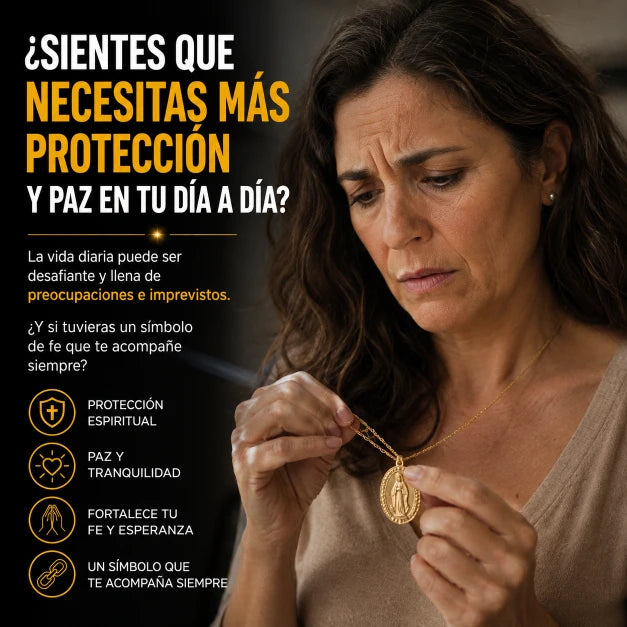 Cadena Medalla Milagrosa – Un Símbolo de Fe y Protección Siempre Contigo