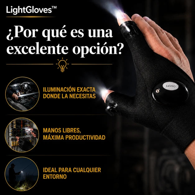 LightGloves™ – Ilumina tu Trabajo con las Manos Libres