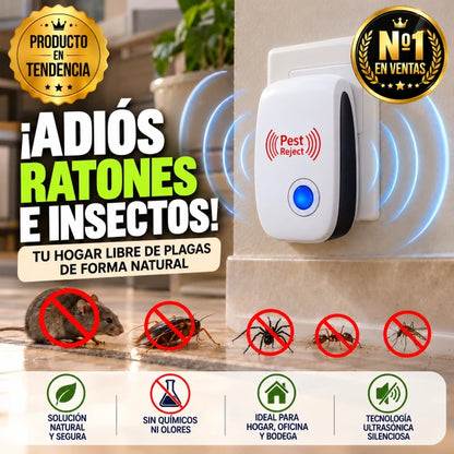 Pest Reject™ — Protege tu hogar de las plagas, sin venenos y con solo enchufarlo (2x1)