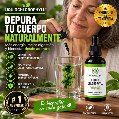 Liquid Chlorophyll™ – Clorofila Líquida Concentrada para tu Bienestar Diario