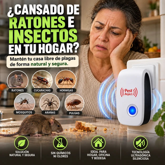 Pest Reject™ — Protege tu hogar de las plagas, sin venenos y con solo enchufarlo (2x1)
