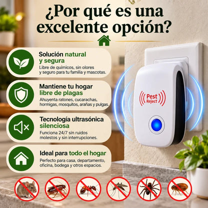Pest Reject™ — Protege tu hogar de las plagas, sin venenos y con solo enchufarlo (2x1)
