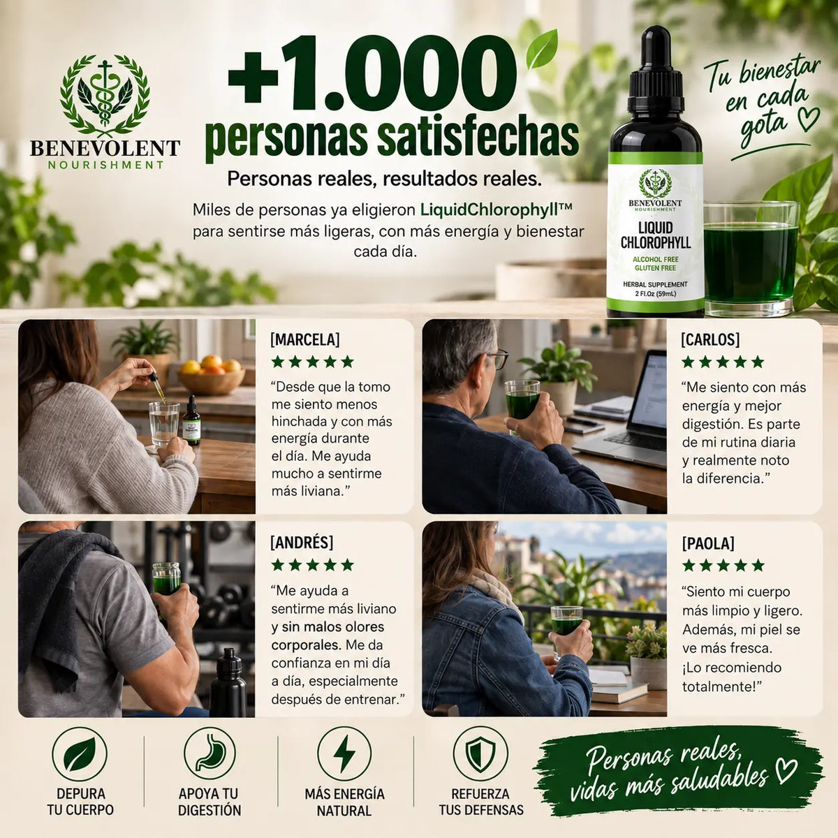 Liquid Chlorophyll™ – Clorofila Líquida Concentrada para tu Bienestar Diario