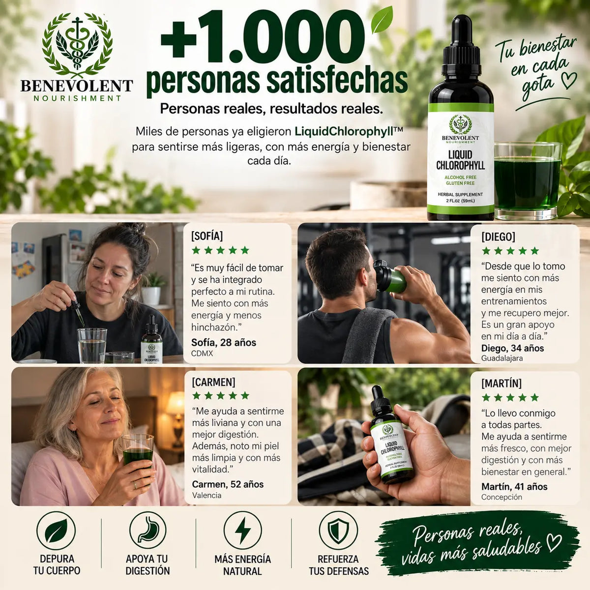 Liquid Chlorophyll™ – Clorofila Líquida Concentrada para tu Bienestar Diario