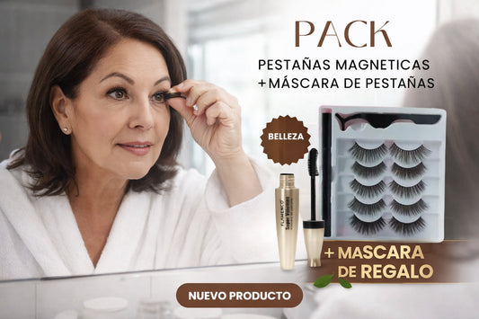 MagneBeauty™ Pestañas Magnéticas+Máscara de Pestañas (Regalo)